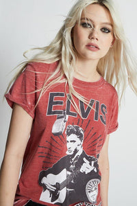 Sun Records X Elvis Burnout Tee - Happily Ever Atchison Shop Co.