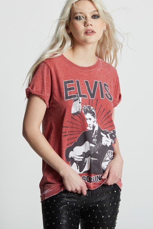 Sun Records X Elvis Burnout Tee - Happily Ever Atchison Shop Co.