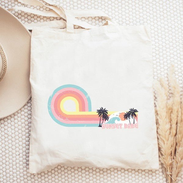 Sunset Babe Tote - Happily Ever Atchison Shop Co.