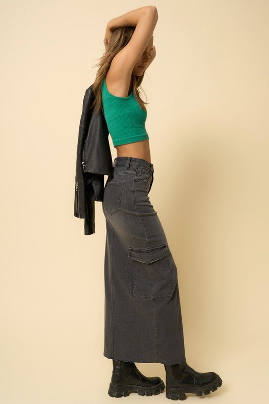 SUPER MAXI CARGO SKIRT - Happily Ever Atchison Shop Co.