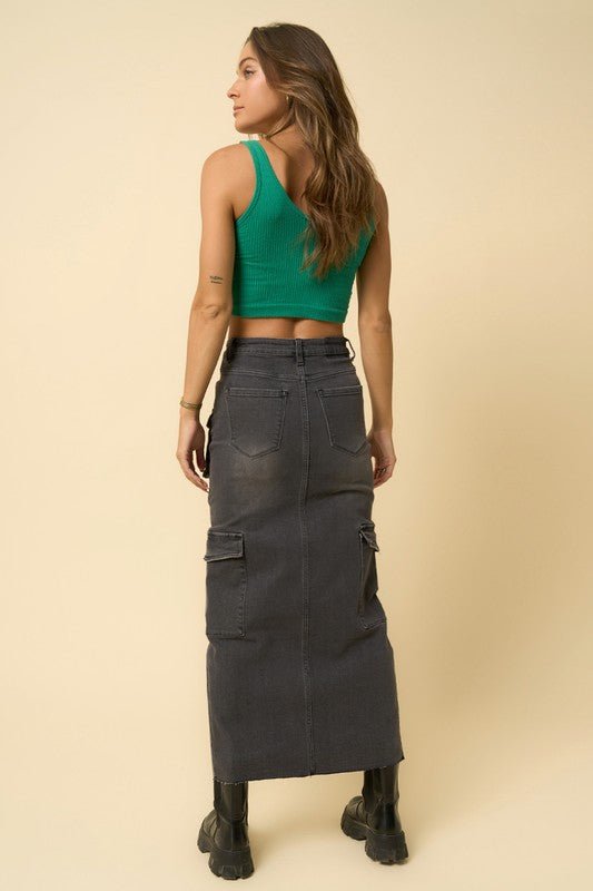 SUPER MAXI CARGO SKIRT - Happily Ever Atchison Shop Co.