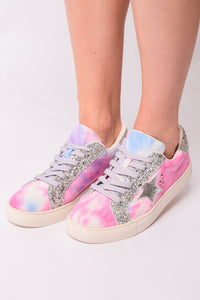 Supernova Sneakers in Pastel Tie Dye - Happily Ever Atchison Shop Co.