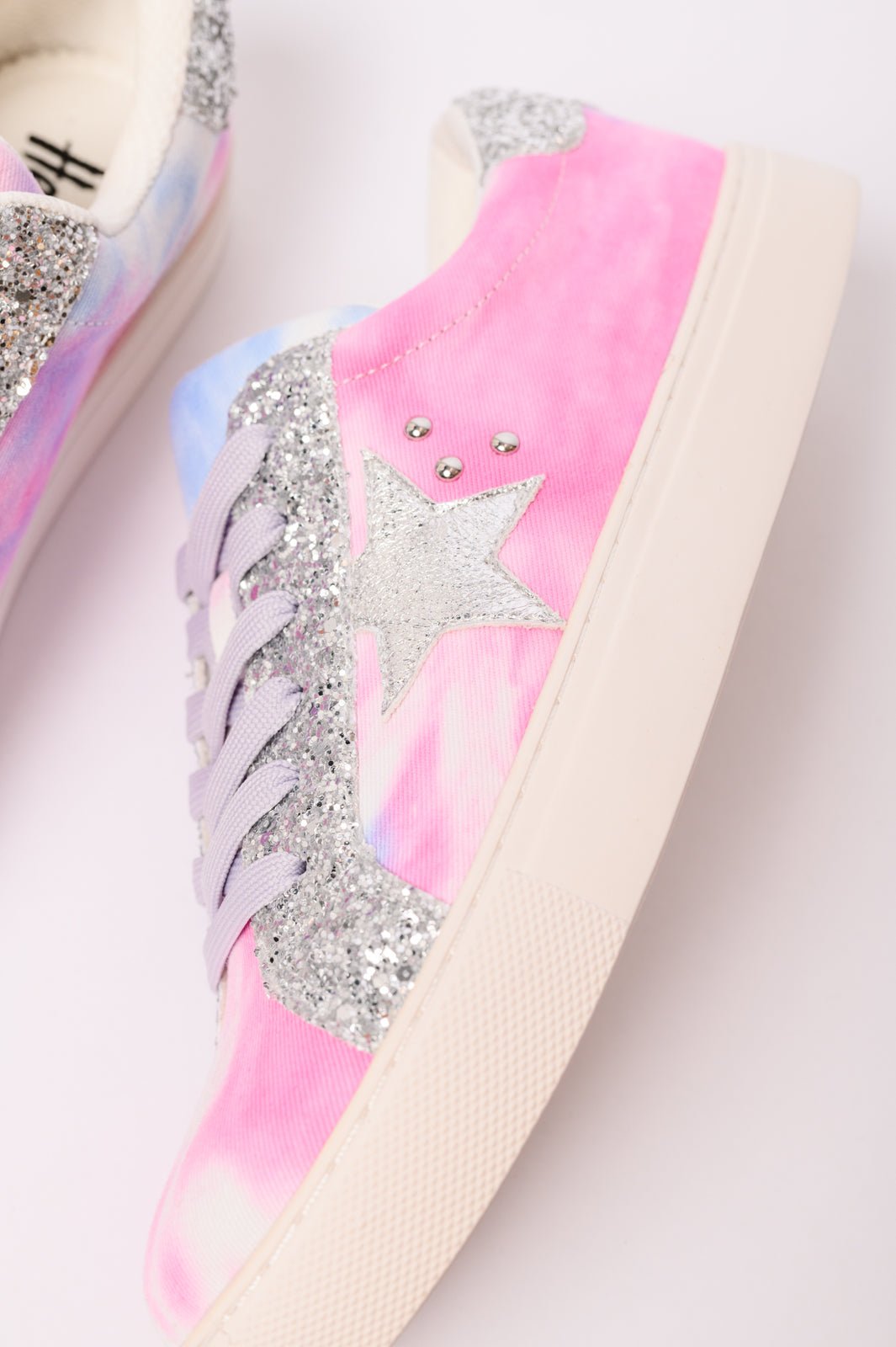 Supernova Sneakers in Pastel Tie Dye - Happily Ever Atchison Shop Co.