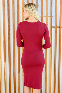 Sure To Fall In Love Bodycon Dress - Happily Ever Atchison Shop Co.