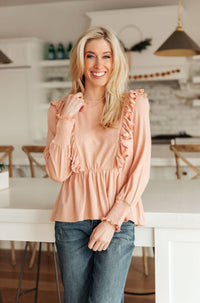 Sweet Confession Top In Blush - Happily Ever Atchison Shop Co.