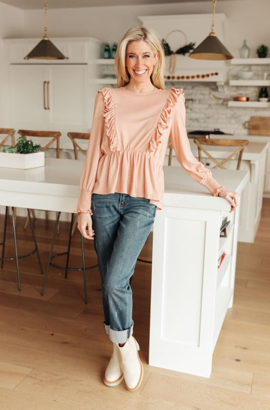 Sweet Confession Top In Blush - Happily Ever Atchison Shop Co.