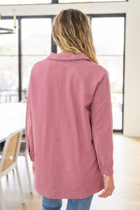 Sweet Crush Collar Pullover in Mauve - Happily Ever Atchison Shop Co.