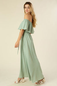 Swiss Dot Off - Shoulder Dress - Happily Ever Atchison Shop Co.