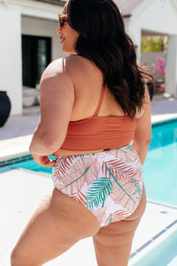 Tahiti Tropical Print Swim Bottoms - Happily Ever Atchison Shop Co.