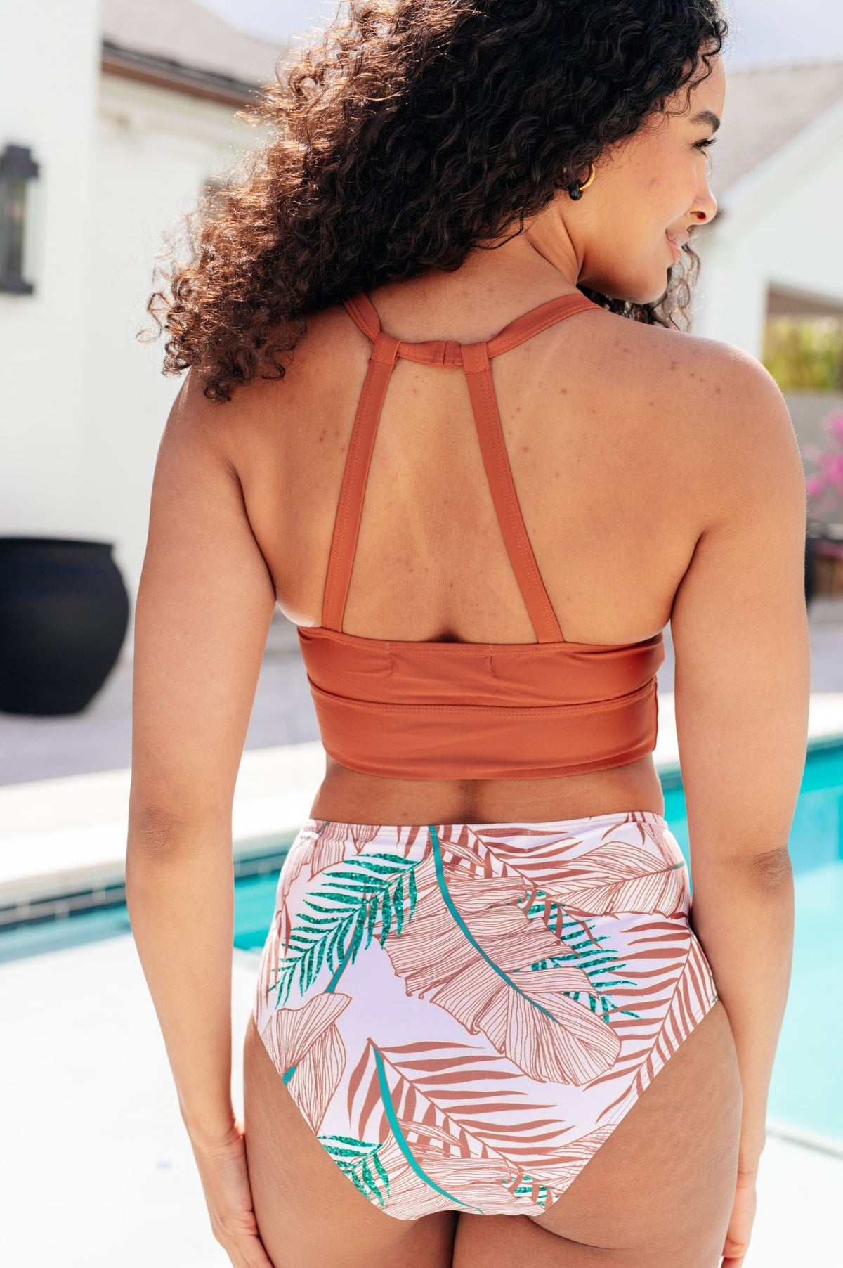 Tahiti Tropical Print Swim Bottoms - Happily Ever Atchison Shop Co.