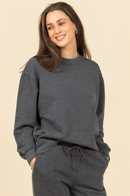 Take Me Home Oversized Sweatshirt - Happily Ever Atchison Shop Co.