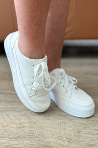 Take You Anywhere Sneakers in White - Happily Ever Atchison Shop Co.