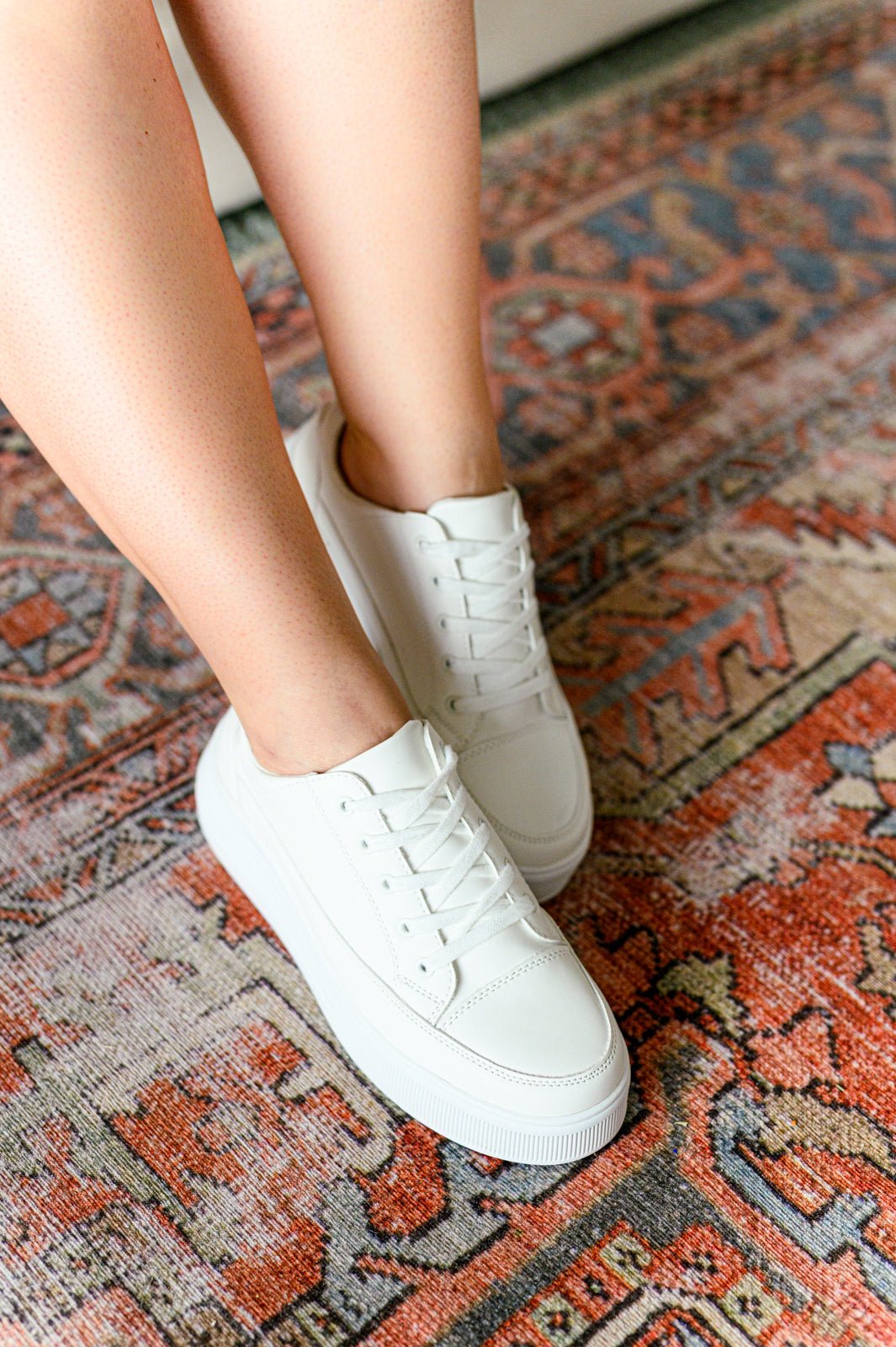 Take You Anywhere Sneakers in White - Happily Ever Atchison Shop Co.
