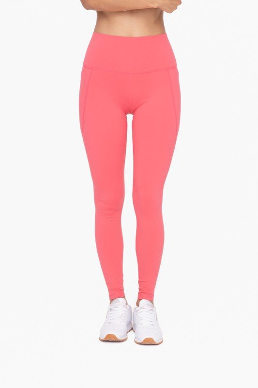 Tapered Band Essential Solid Highwaist Leggings - Happily Ever Atchison Shop Co.