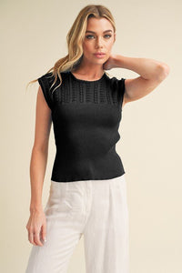 Taria High Neck Tank - Happily Ever Atchison Shop Co.