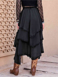 Tasha Tiered Midi Skirt - Happily Ever Atchison Shop Co.
