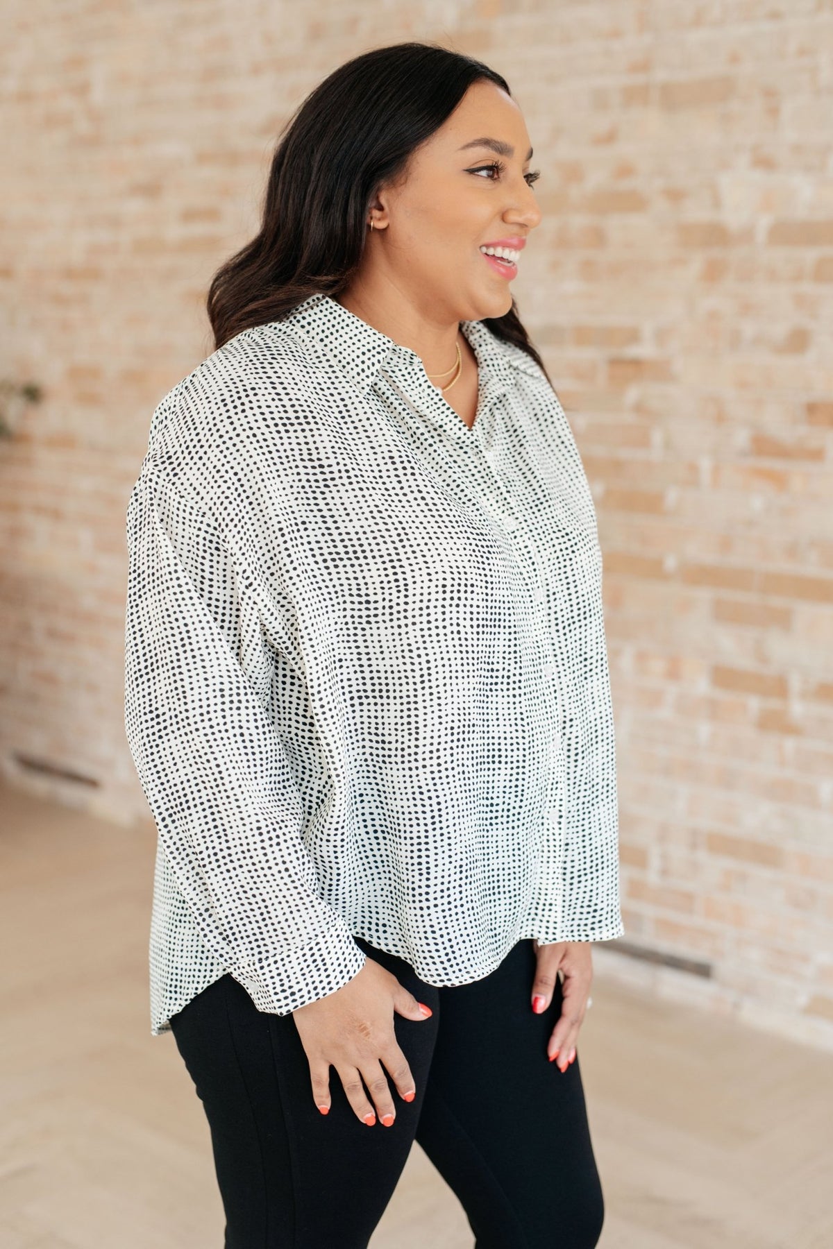 Terms of Endearment Dolman Sleeve Button Up - Happily Ever Atchison Shop Co.