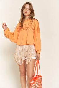 TERRY BATWING SLEEVE TOP - Happily Ever Atchison Shop Co.
