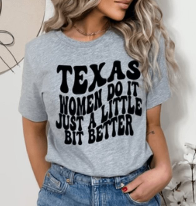 Texas Women Graphic Tee - Happily Ever Atchison Shop Co.