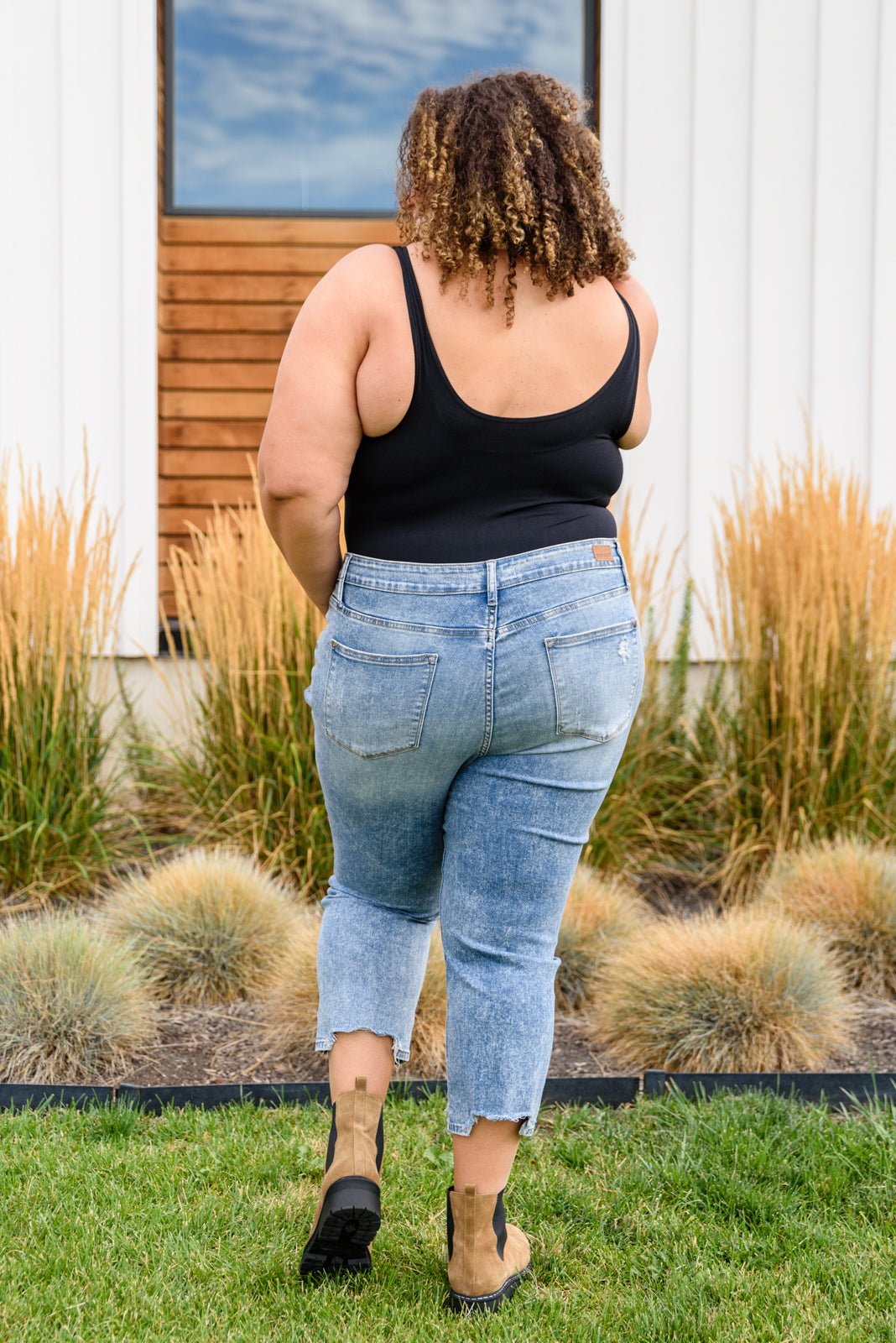 The Basics Bodysuit In Black - Happily Ever Atchison Shop Co.