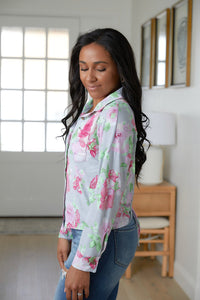 Thinking On It Open Back Floral Top - Happily Ever Atchison Shop Co.