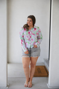 Thinking On It Open Back Floral Top - Happily Ever Atchison Shop Co.
