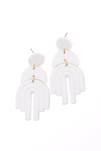 This Promise Earrings in Cream - Happily Ever Atchison Shop Co.