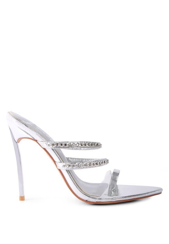 TICKLE ME HIGH HEELED TOE RING SANDALS - Happily Ever Atchison Shop Co.