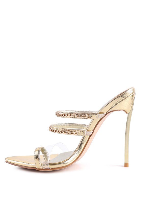 TICKLE ME HIGH HEELED TOE RING SANDALS - Happily Ever Atchison Shop Co.