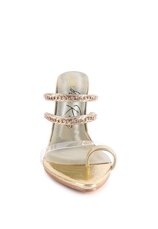 TICKLE ME HIGH HEELED TOE RING SANDALS - Happily Ever Atchison Shop Co.