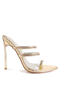 TICKLE ME HIGH HEELED TOE RING SANDALS - Happily Ever Atchison Shop Co.