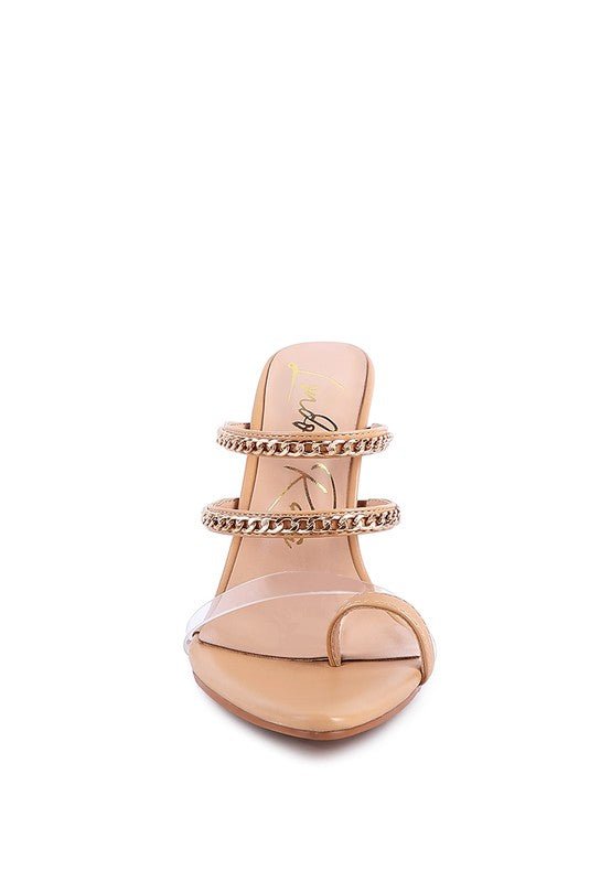 TICKLE ME HIGH HEELED TOE RING SANDALS - Happily Ever Atchison Shop Co.