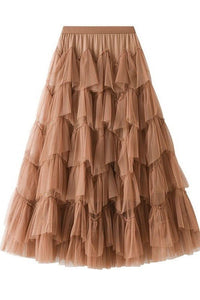 Tiered chiffon midi skirt - Happily Ever Atchison Shop Co.