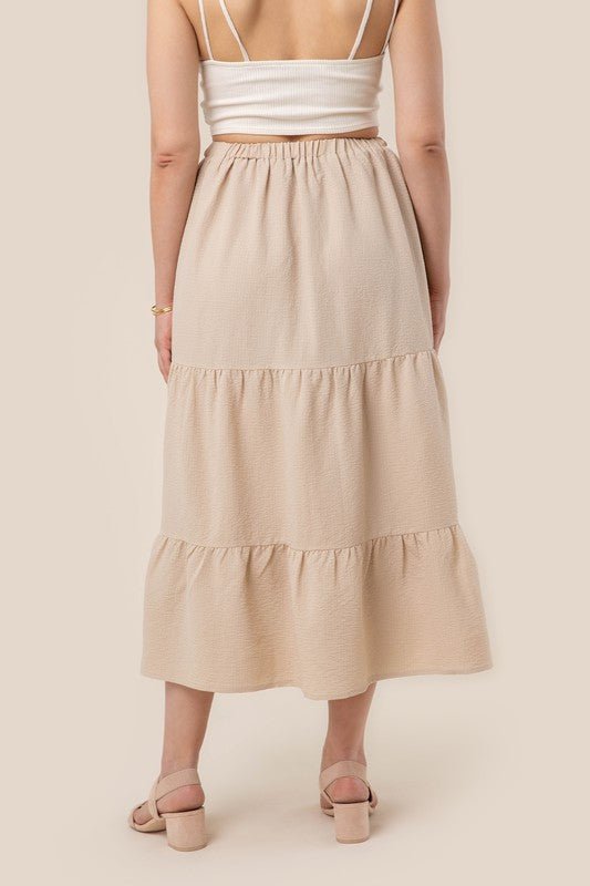 Tiered Maxi Skirt - Happily Ever Atchison Shop Co.