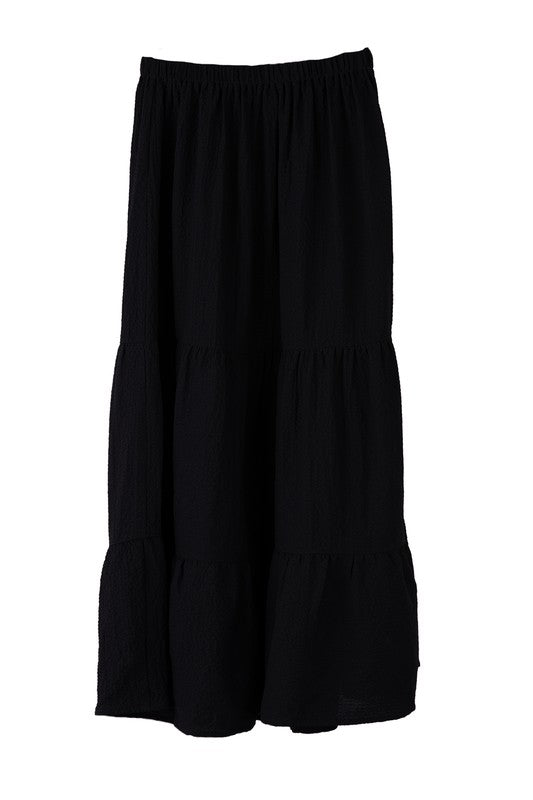 Tiered Maxi Skirt - Happily Ever Atchison Shop Co.