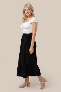 Tiered Maxi Skirt - Happily Ever Atchison Shop Co.