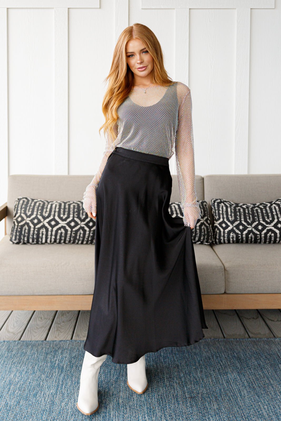 Timeless Tale Maxi Skirt in Black - Happily Ever Atchison Shop Co.