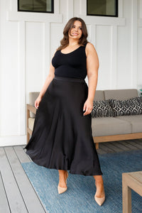 Timeless Tale Maxi Skirt in Black - Happily Ever Atchison Shop Co.