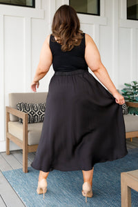 Timeless Tale Maxi Skirt in Black - Happily Ever Atchison Shop Co.