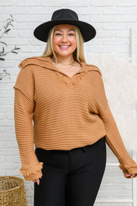 Travel Far & Wide Sweater in Taupe - Happily Ever Atchison Shop Co.