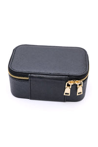 Travel Jewelry Case in Black - Happily Ever Atchison Shop Co.