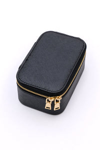 Travel Jewelry Case in Black - Happily Ever Atchison Shop Co.