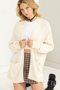 True Story Open Front Cardigan Sweater - Happily Ever Atchison Shop Co.