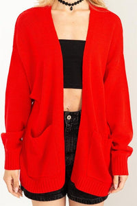 True Story Open Front Cardigan Sweater - Happily Ever Atchison Shop Co.