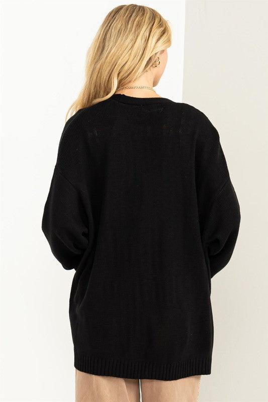 True Story Open Front Cardigan Sweater - Happily Ever Atchison Shop Co.