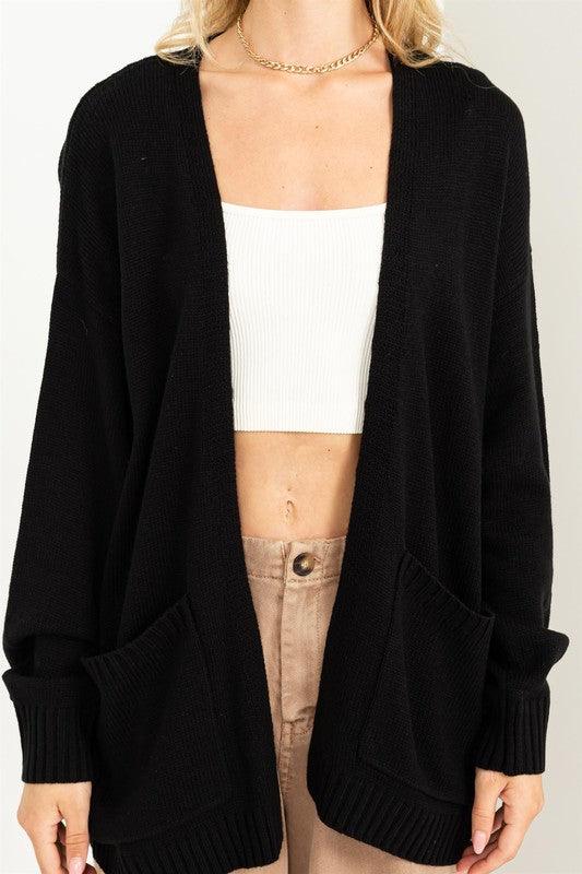 True Story Open Front Cardigan Sweater - Happily Ever Atchison Shop Co.