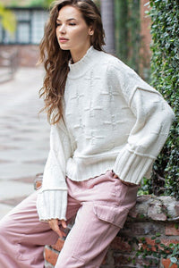 Turtle Neck Knit Top - Happily Ever Atchison Shop Co.