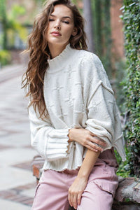 Turtle Neck Knit Top - Happily Ever Atchison Shop Co.