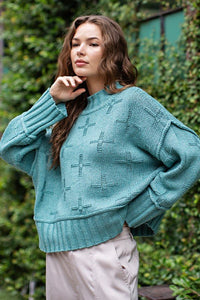 Turtle Neck Knit Top - Happily Ever Atchison Shop Co.