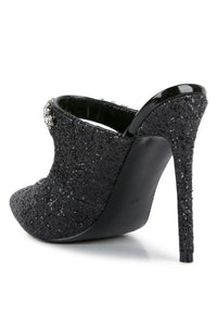 Twinklet Glitter Diamante High Heeled Sandals - Happily Ever Atchison Shop Co.